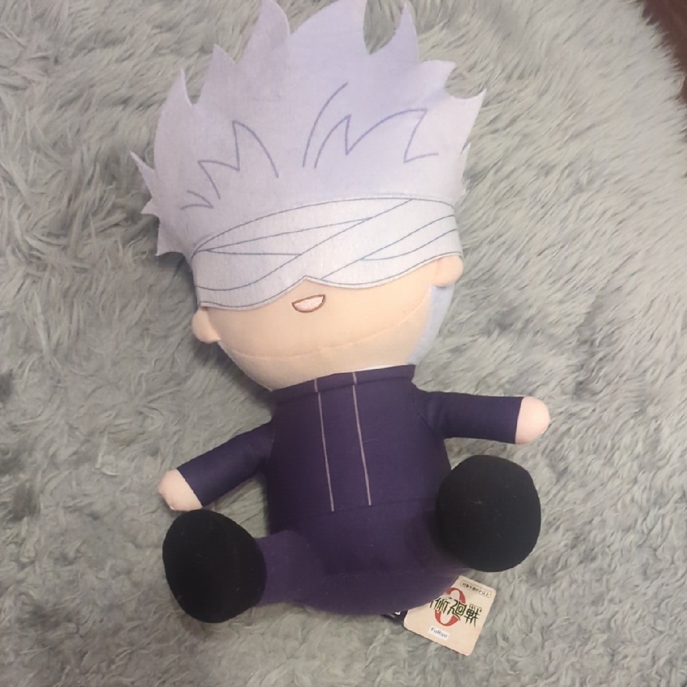 Ryu Plush Toy with Purple and Black Outfit